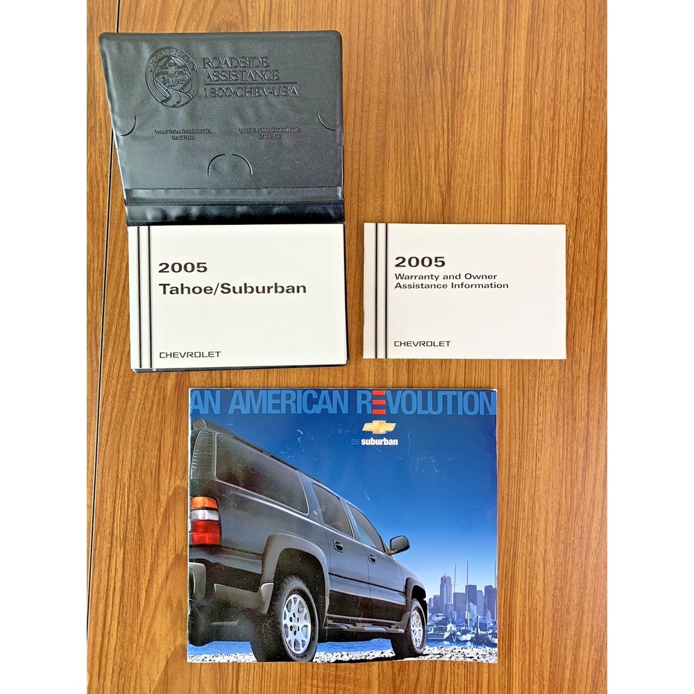 2005 Chevrolet Tahoe Suburban Owners Manual User Original PLUS SALES BROCHURE